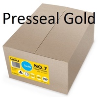 Seed pocket envelopes 145x90mm no 7 GOLD self seal plain Tudor 140144 box 500 Kraft 30334 #142890 19001817