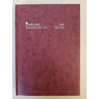 Appointment  Diary  2027 A4 2 Pages To A Day 144F 15 minute Collins JAN-DEC 144F.P78-27