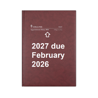 Appointment  Diary  2027 A4 2 Pages To A Day 144F 15 minute Collins JAN-DEC 144F.P78-27 STOCK DUE FEBRUARY 2026 WITH A BIT OF LUCK