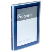 Avery 15766 Insert Presentation Binder A4 Flexi-View Navy 2/13/o 2 Ring size 13mm, holds 100 sheets