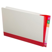 Fullvue Shelf Lateral File White Avery 165715RED Red Tab & Spine box 100 Foolscap 