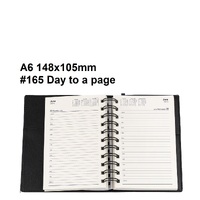 Diary 2027 Vanessa 165.V99-27 A6 Day to page Black Collins 165.V99 #165V99