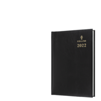 Diary 2024 Sterling A5 1 Day to page Black 184P99 Collins 7am - 8pm, 1 hourly #
