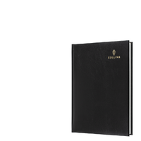 Diary 2027 Sterling A5 1 Day to page Black 184.P99-27 Collins 7am - 8pm, 1 hourly