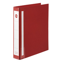 Binder A4 4D 38mm Deluxe Marbig 5904003 Red sold each but boxed in 12 for discount