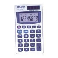 Calculator  8 digit Casio HS85TE Pocket Battery & Solar