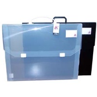 700A2 A2 size case lightweight and water resistant with handles and clip fasteners Black Colby 