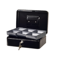 Cash Box  6 inch Classic BLACK Concord 375066