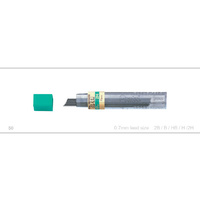 Leads Pentel 0.7mm 2B Super Hi Polymer Box 12 tubes 502B