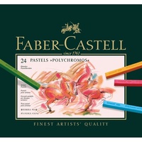 Pastel crayon Polychromos box of 24 128524 faber