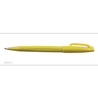 Pen Pentel Sign S520G Yellow Box 12
