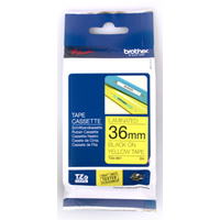 Brother TZe661 36mm X 8m Black on Yellow TZ-661 P-Touch - each 