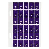 Labels Top Tab Avery 44207 Col Code Purple 7 Packet