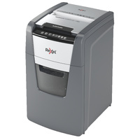 Shredder  8 sheet 150X cross cut Rexel OPTIMUM 2020150XAU **  Shreds up to 150 sheets automatically and 8 sheets manually (80gsm).