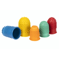 Thimblette ASSORTED SIZES box 15 #23520399 Finger cones REXEL Sizes (00, 0, 1, 2, 3) 3 pieces of each