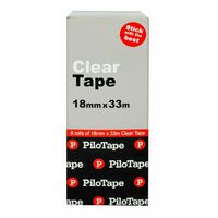 Tape Office Premium 18x33m Clear Pilotape box 8 #306224