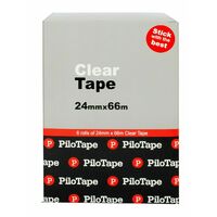 Tape Office Premium 24x66m Clear Pilotape box 6 #306236