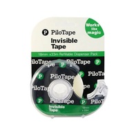 Tape Invisible Pilotape 18x33m Dispenser pack 12 #306252