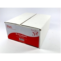 Envelope 110x220 DL [PnS] [Sec] box 500 STAT 31611 White Retail Packaged