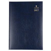 Diary 2027 Sterling A4 Week Blue 344.P59-27 Collins 8am - 7pm, 1 hourly