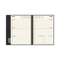 Diary 2026 VANESSA 345.V99-26 A4 Week Black 1hr 8am-7pm WTO 297x210m