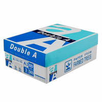  Copy paper A3 80gsm White box 1500 Double A ** metro only - no country deliveries ** #35111 This is a box of 3 reams, 1500 sheets