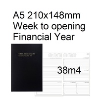 Diary Financial A53 24/25 38M4 A5 week to opening Black Collins 210x148 38M4.P99-2425 stock due late march