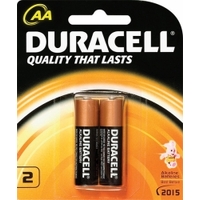 Battery AA - 2 Duracell Coppertop - card 2 MN2400B2
