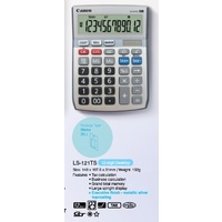 Calculator 12 Digit Canon LS121TS Cost Sell Margin  Get solar with dual powered