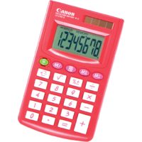Calculator  8 Digit Canon LS-270VII Handheld Red LS270