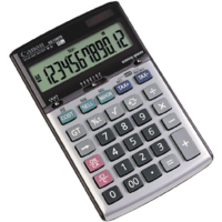 Calculator 12 digit Canon KS-1200TS Tax and Business Dual Power KS1200TS Solar & Battery
