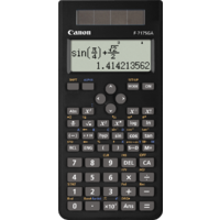 Calculator 18 digits Canon F717SGA Scientific Solar & Battery 128 grams 4-Line Dot Matrix Dual Way Display Up to 18 digits