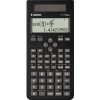Calculator 18 digits Canon F717SGA Scientific Solar & Battery 128 grams 4-Line Dot Matrix Dual Way Display Up to 18 digits