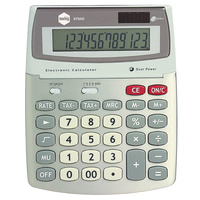 Calculator 12 digit DeskTop Solar Battery Marbig 97650 - Solar and Battery