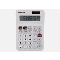 Calculator  8 digit Sharp EL330FB DeskTop Battery & Solar Angled display for easy reading