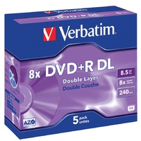 DVD Plus Recordable Double Layer Verbatim 8.5GB 43541 Box 5