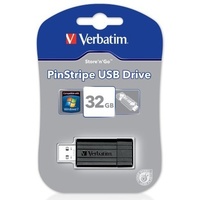 Flash Drive Verbatim 32 gig 32GB USB Pinstripe