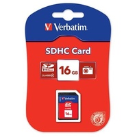 Memory Card Verbatim SD 16GB - each 