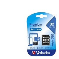 Memory Card Verbatim SD MICRO 32GB SDHC #44083(***micro***) ** THE SMALL ONE microSD