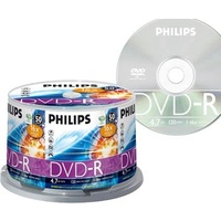 DVD-R 4.7gig minus Philips 16x - spindle 50 