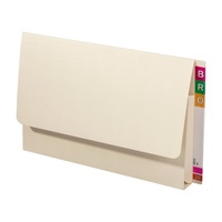 Lateral document wallets FC Avery 43950 Extra Heavy Weight Buff - box 20 shelf lateral files