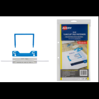 Tubeclip Avery  box 10 Blue 44005B 3 piece file fastener