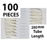 Tubeclips White box 100  Adhesive Base+Tube Avery 44006 220mm tube, Base only, no clip