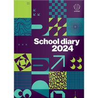 Diary 2024 Upward 4403 B5 School Week to Opening WTO Graphic Contrast 250x179mm