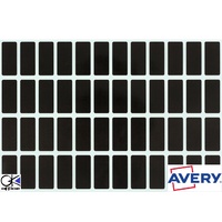 Labels Block Colour Black 19x42mm Avery 44540 Pack 240