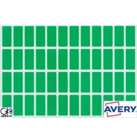 Labels Block Colour Dark Green 19x42mm Avery 44542 Pack 240