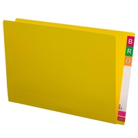 Shelf Lateral File STD FC 45413 box 100 Yellow Extra Heavy Weight 35mm expansion