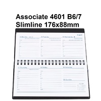 Diary 2024 Debden Associate  4601.V99 SLIMLINE B6/7 Week to View PVC (176x88) #818953