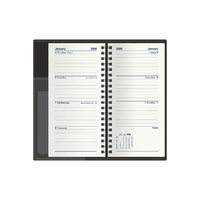 Diary 2027 Associate II 4651.U99-27 B6/7 week TO VIEW Black wiro bound 176 x 88mm