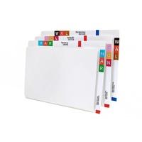 Shelf Lateral Twin Tab File 46555 box 100 Avery Dual purpose file with side tab as well as top tab